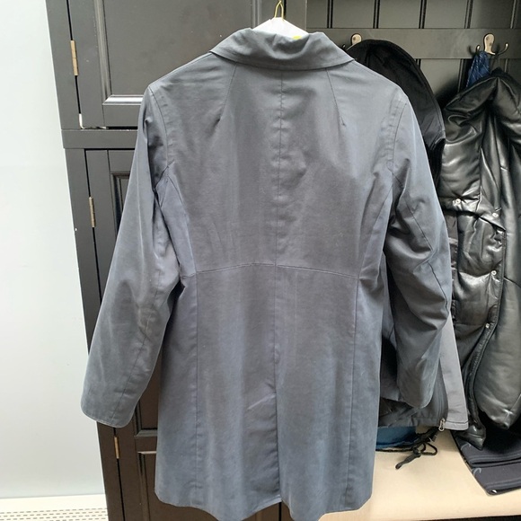 Coach Gray Trench Coat with Tailored Fit - Picture 2 of 11